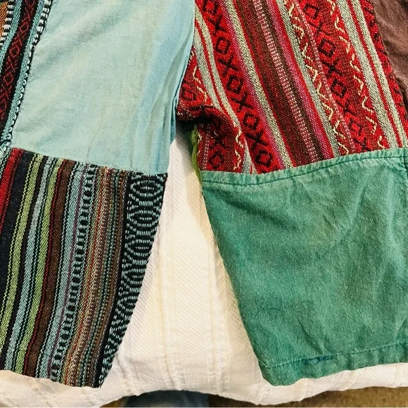 Colorful Patchwork Overalls - Picture 7 of 8